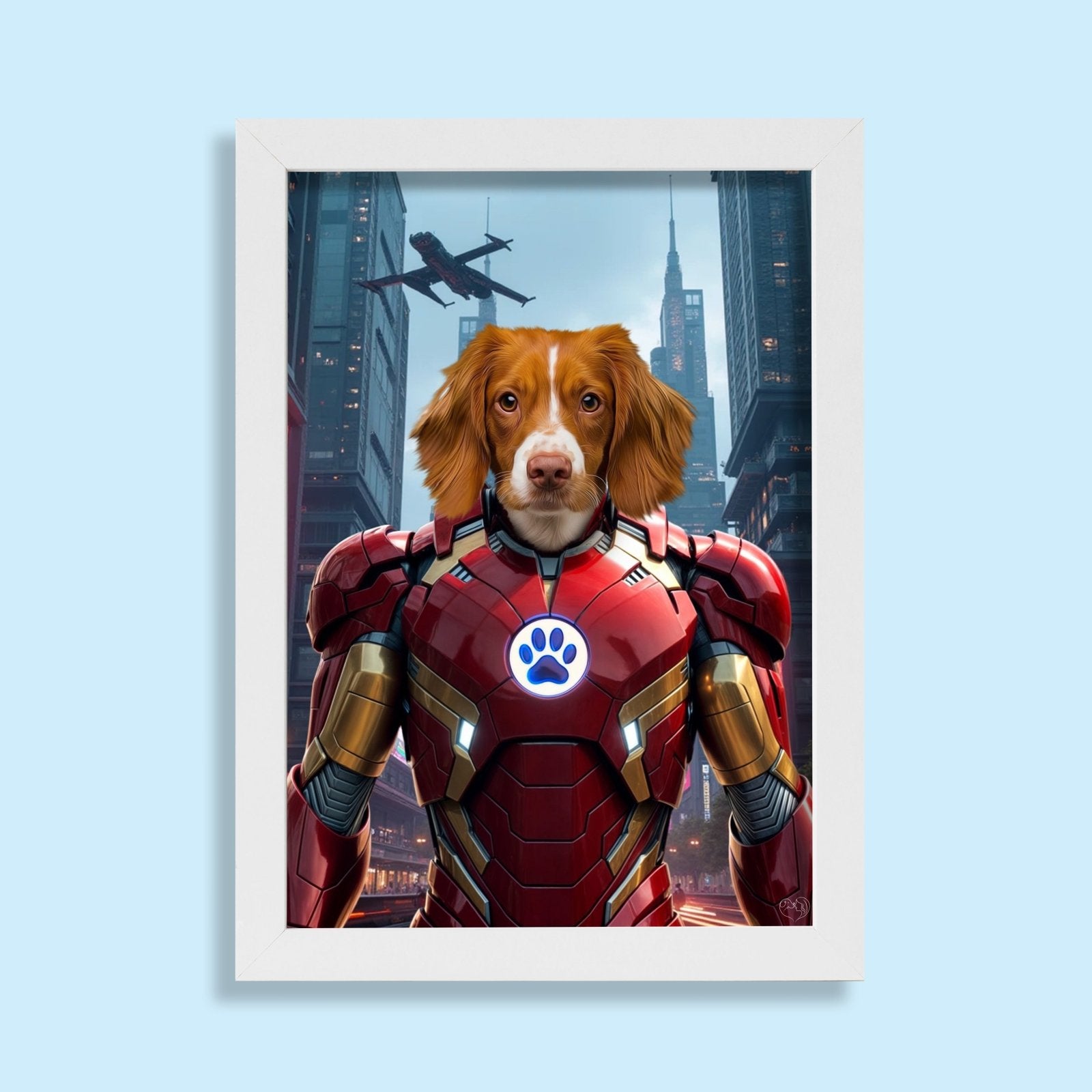 Iron - Man - Custom Pet Portrait - 1 Pet - Furr and Family