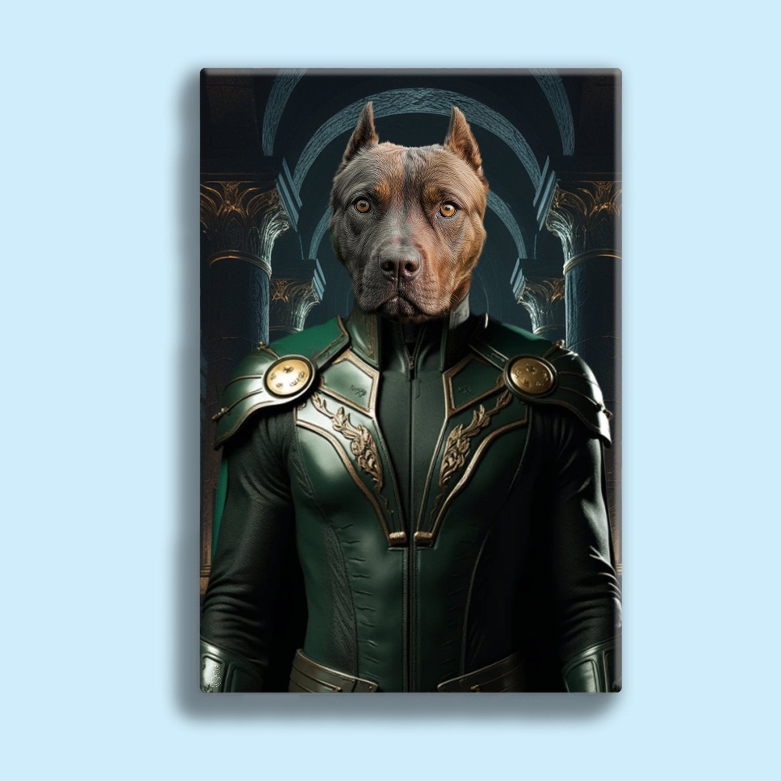 Loki Pet of Asgard – Custom Pet Portrait - 1 Pet - Furr and Family