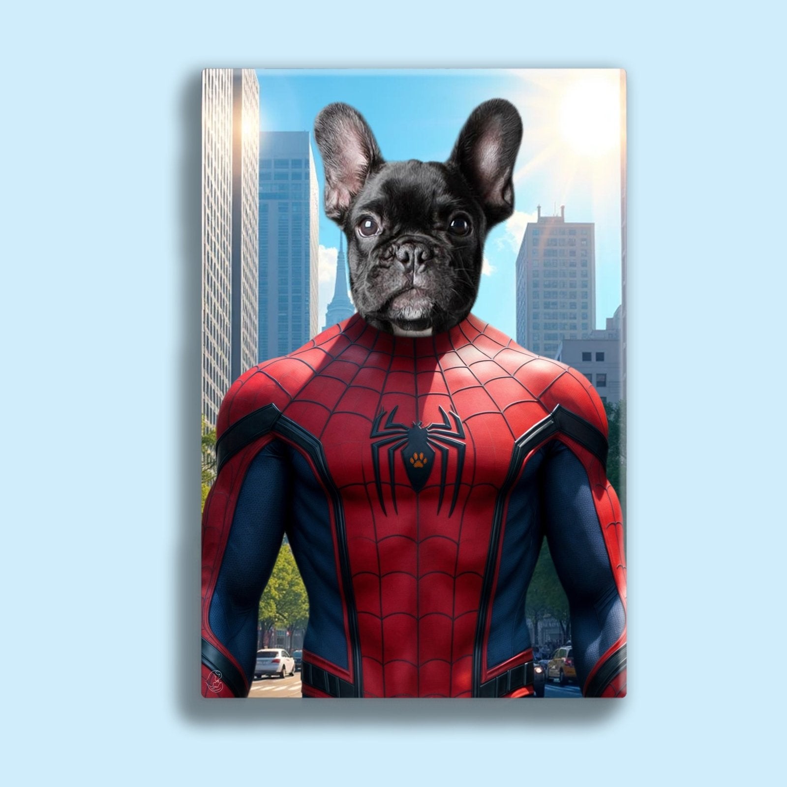 Spider Man Paw - Custom Pet Portrait - 1 Pet - Furr and Family