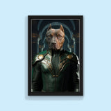 Loki Pet of Asgard – Custom Pet Portrait - 1 Pet - Furr and Family