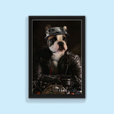 Biker Boss - Custom Pet Portrait - 1 Pet - Furr and Family