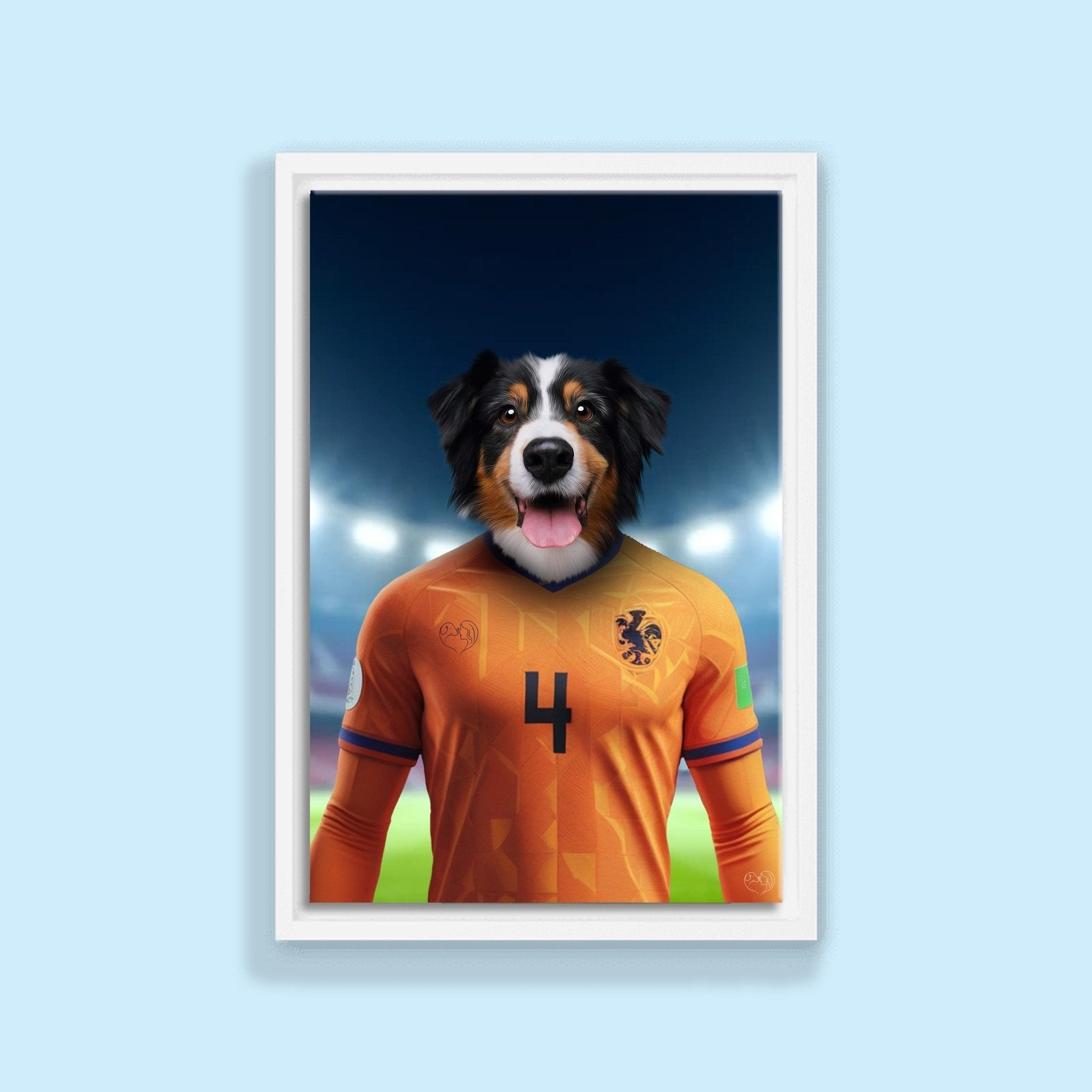 Virgil van Dog – Dutch Defender Pet Portrait - 1 Pet - Furr and Family