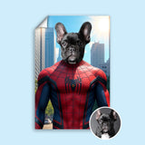 Spider Man Paw - Custom Pet Portrait - 1 Pet - Furr and Family
