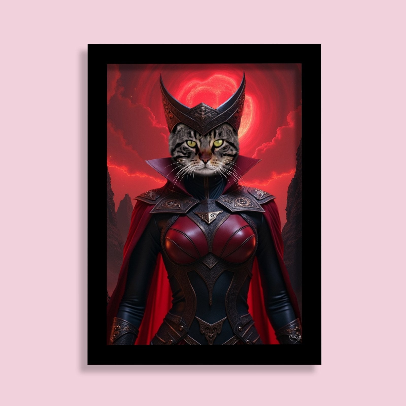 Scarlet Witch - Custom Pet Portrait - 1 Pet - Furr and Family