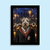 Harry Paw - ter Gryffindor - Custom Pet Portrait - 1 Pet - Furr and Family