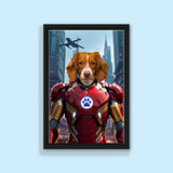 Iron - Man - Custom Pet Portrait - 1 Pet - Furr and Family