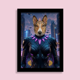 Female Black Panther - Custom Pet Portrait - 1 Pet - Furr and Family