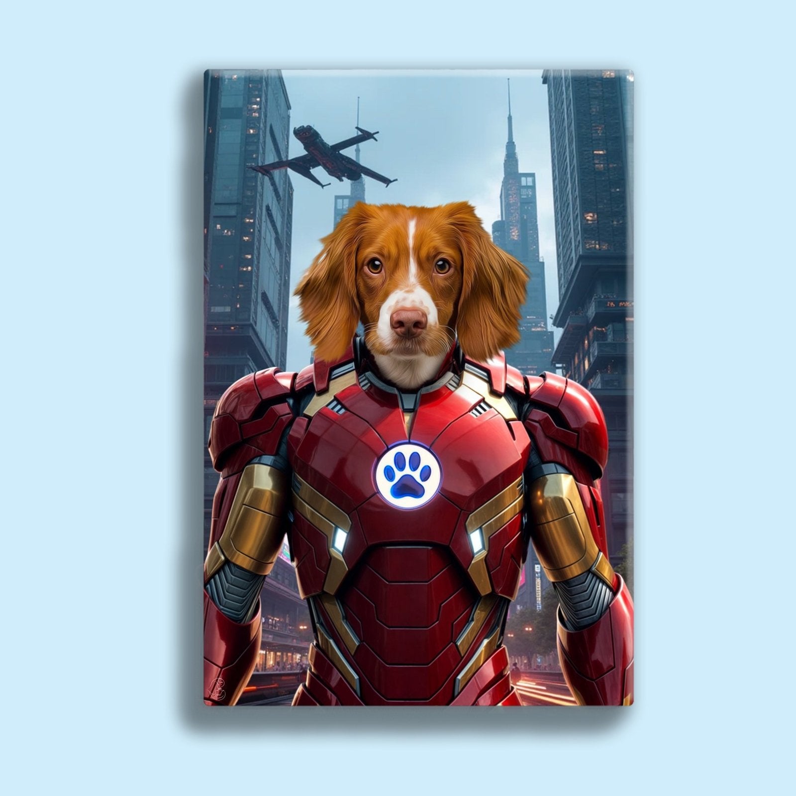 Iron - Man - Custom Pet Portrait - 1 Pet - Furr and Family