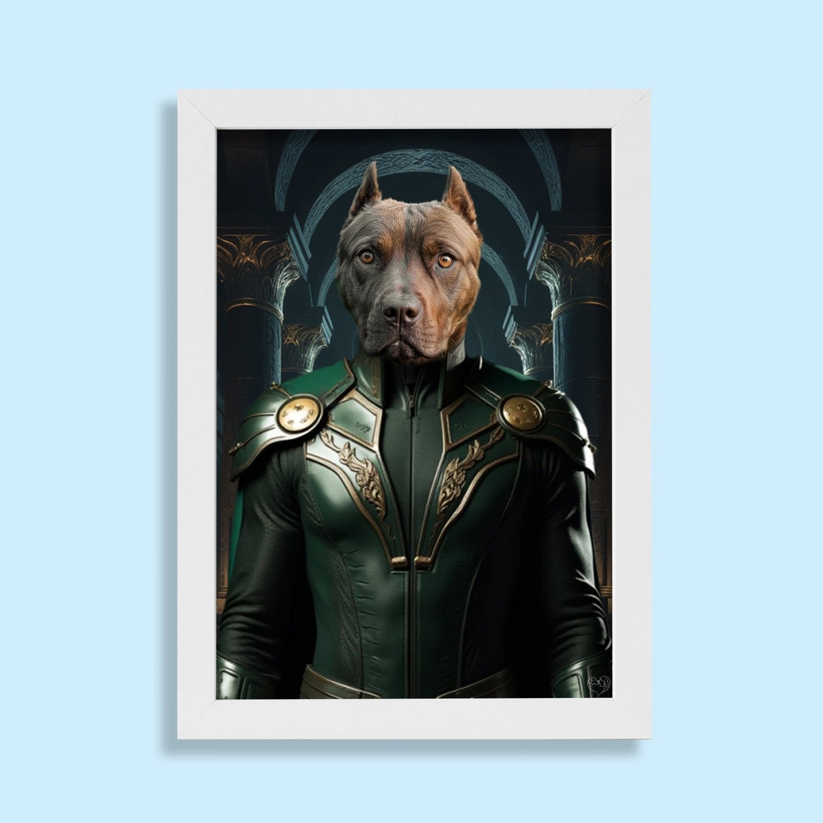 Loki Pet of Asgard – Custom Pet Portrait - 1 Pet - Furr and Family