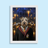 Harry Paw - ter Gryffindor - Custom Pet Portrait - 1 Pet - Furr and Family