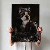 Biker Boss - Custom Pet Portrait - 1 Pet - Furr and Family