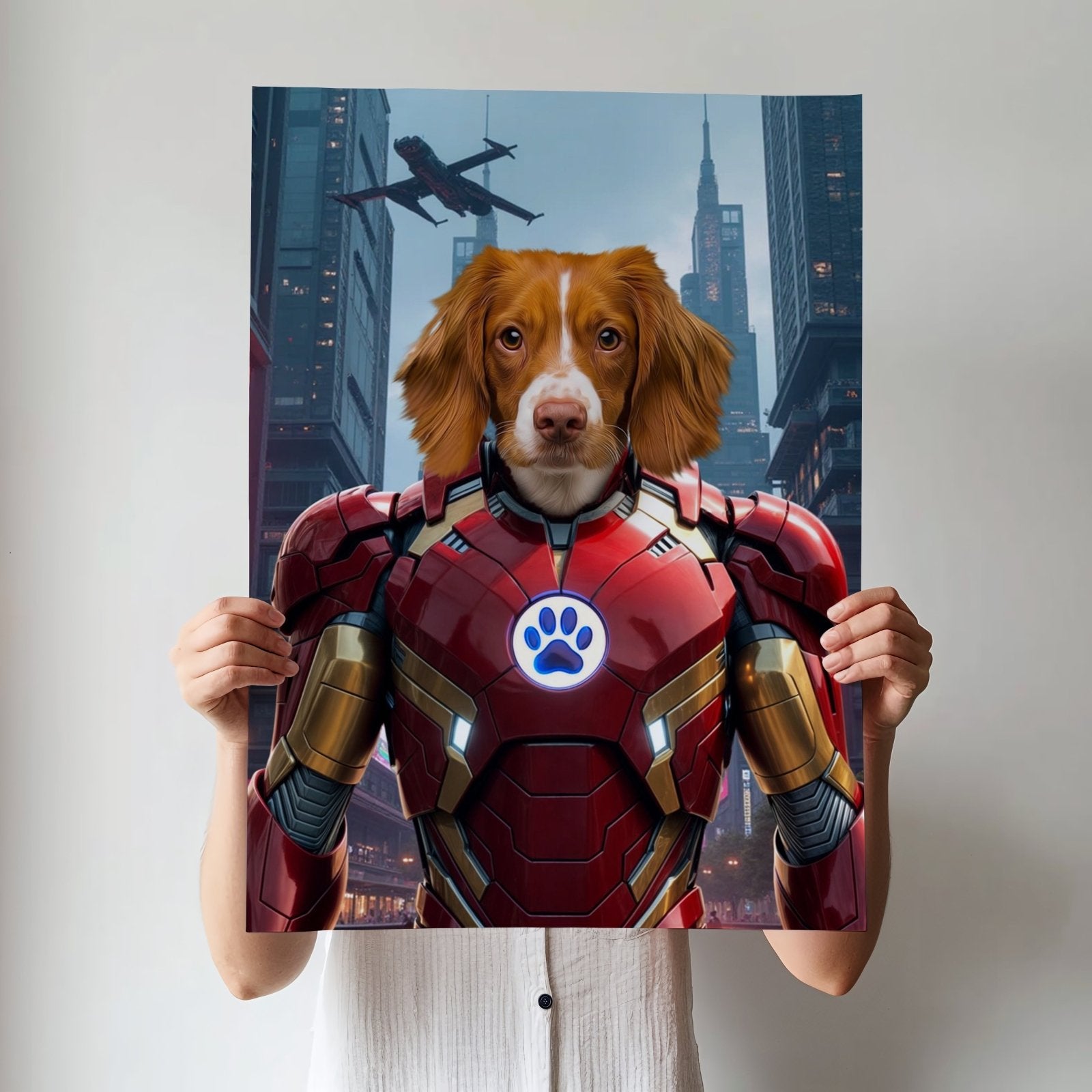 Iron - Man - Custom Pet Portrait - 1 Pet - Furr and Family