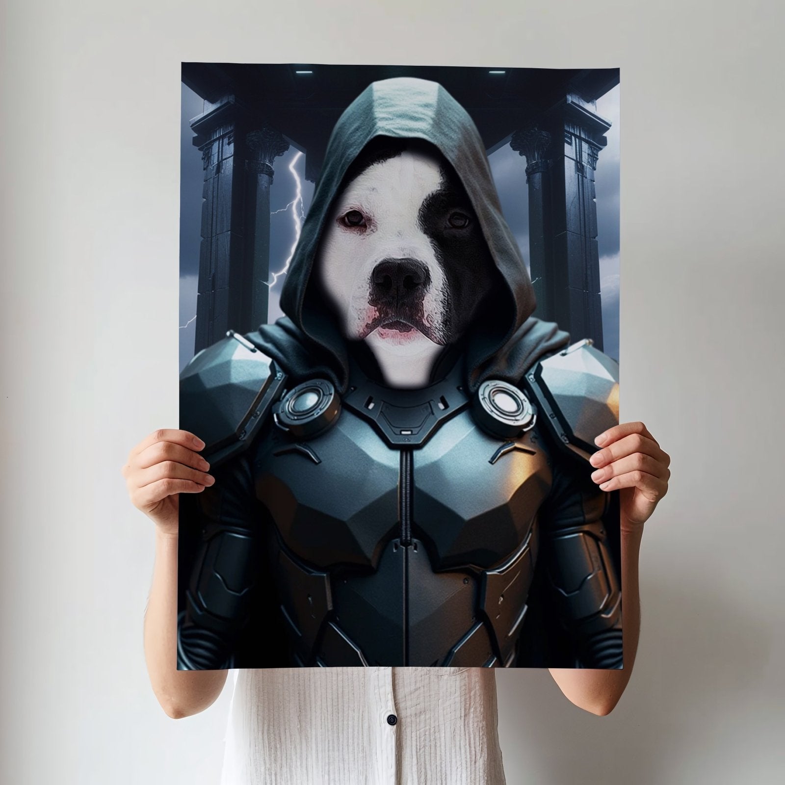 Dr Doom – Custom Pet Portrait - 1 Pet - Furr and Family