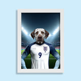 K - 9 Kane – Custom Football Star Pet Portrait - 1 Pet - Furr and Family
