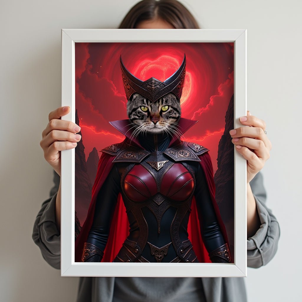 Scarlet Witch - Custom Pet Portrait - 1 Pet - Furr and Family