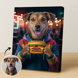 The Burger Buddy - Custom Pet Portrait