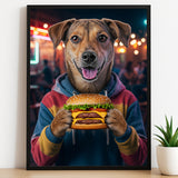 The Burger Buddy - Custom Pet Portrait