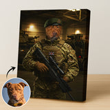 Custom British Special Force Pet Portrait | UK Military