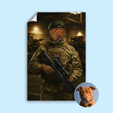 Custom British Special Force Pet Portrait | UK Military