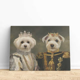 King & Queen - Custom Pet Canvas - Furr and Family