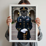 The Distinguished Officer - Custom Dress Blues Portrait