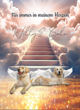 Halo Angel Style - Custom Pet Portrait - 1 Pet - Furr and Family