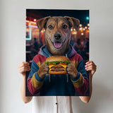 The Burger Buddy - Custom Pet Portrait