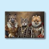 Custom pet portrait of a dog or cat as a loyal companion, capturing the bond between pet and owner in a heartfelt, personalized artwork