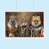 Custom pet portrait of a dog or cat as a loyal companion, capturing the bond between pet and owner in a heartfelt, personalized artwork