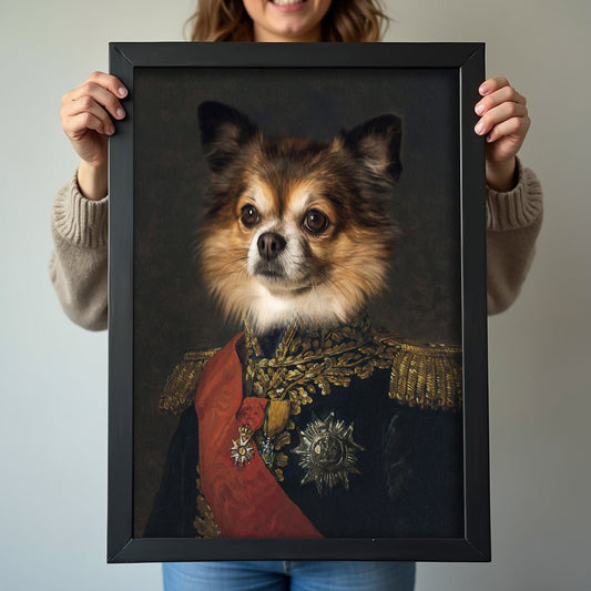 The Elite Marshal - Custom Pet Portrait - 1 Pet - Furr and Family