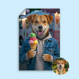 The Sweet Scoop - Custom Pet Portrait