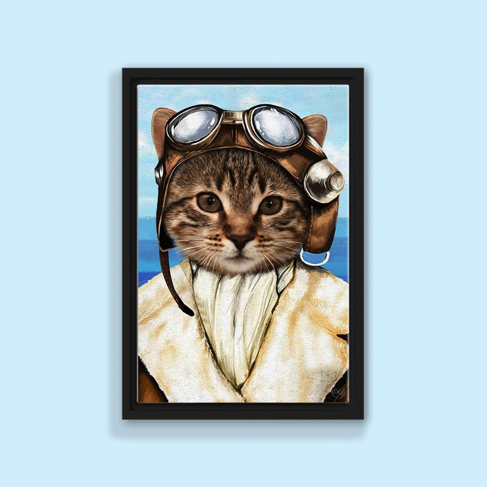 The Aviator - Custom Pet Portrait - 1 Pet - Furr and Family