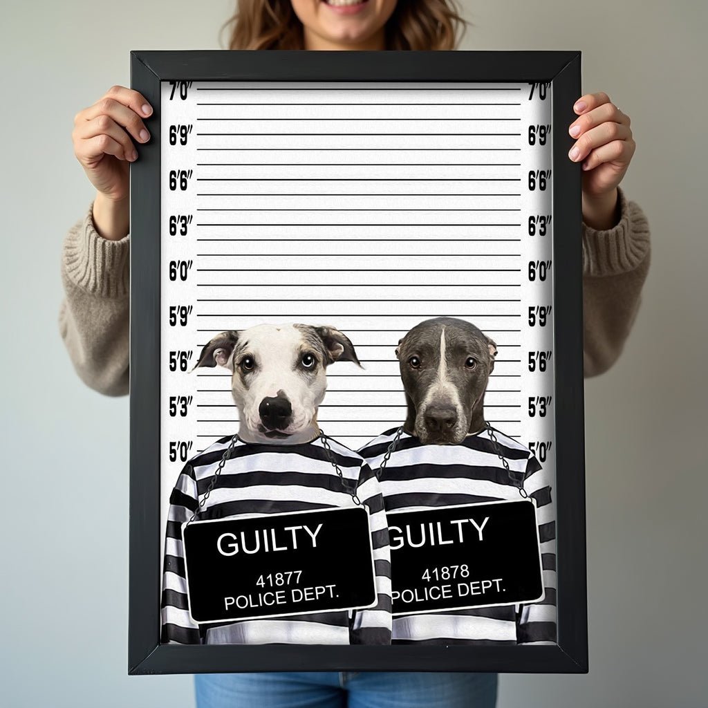 Partners in Crime Pet Portrait - 2 Pets - Furr and Family
