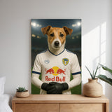 Custom Leeds United Pet Portrait