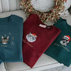 Personalised Christmas Pet Portrait Sweatshirt or Hoodie