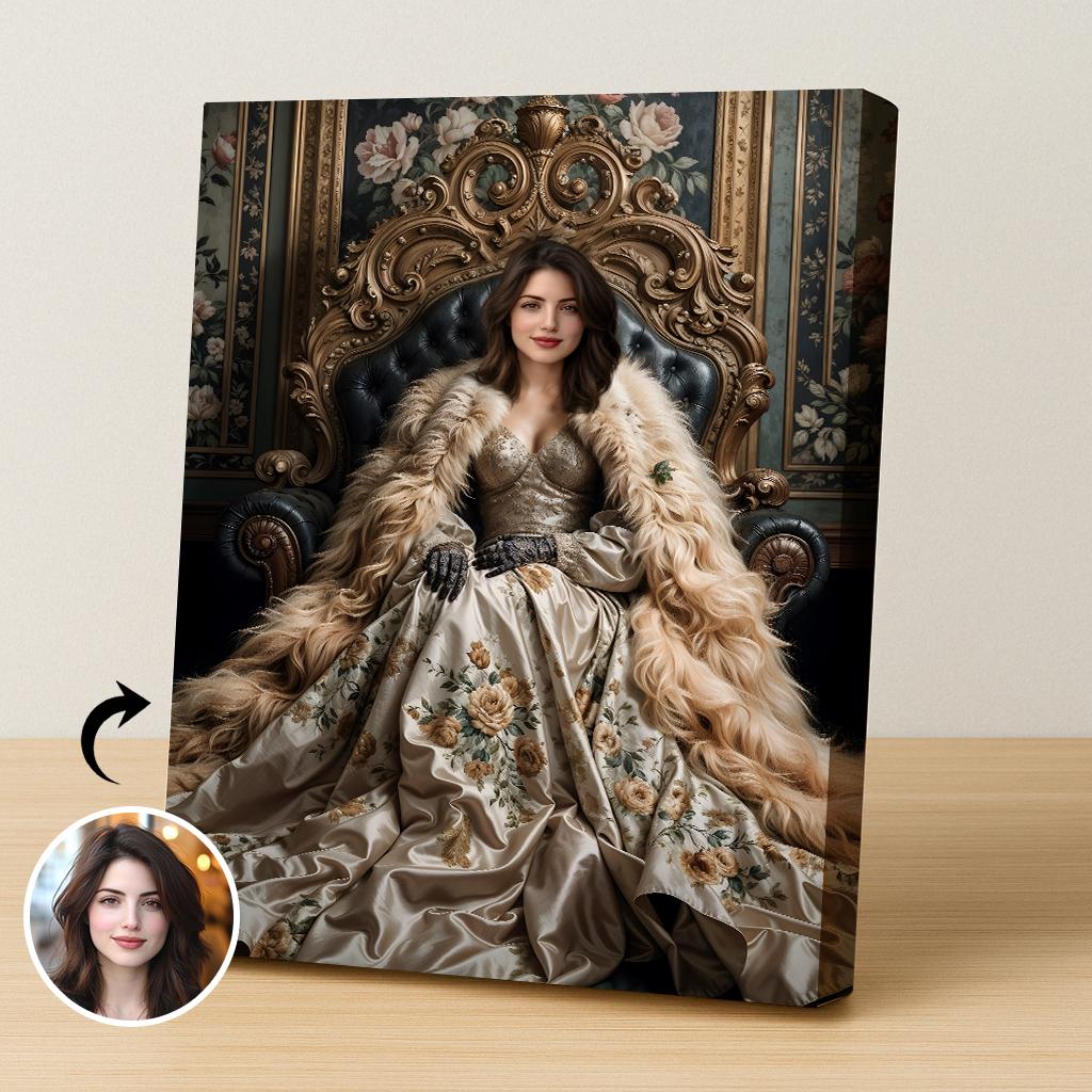 Vintage Floral Queen Artwork