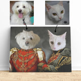 Royal Militant Duo - Custom Pet Portrait | Custom Pet Canvas