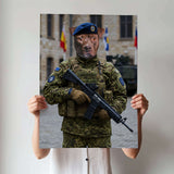 The Elite Guardian - Custom Military Pet Portrait