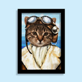 The Aviator - Custom Pet Portrait - 1 Pet - Furr and Family