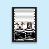 Partners in Crime Pet Portrait - 2 Pets - Furr and Family
