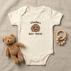Custom Dog Portrait Embroidered Baby Onesie – Pet Sibling Gift