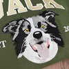 Personalised Pet Portrait Embroidered Sweatshirt with Name & Est. Year