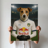 Custom Leeds United Pet Portrait