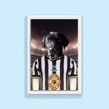 Newcastle United Paw - Squad Pet Portrait - 1 Pet - Furr and Family