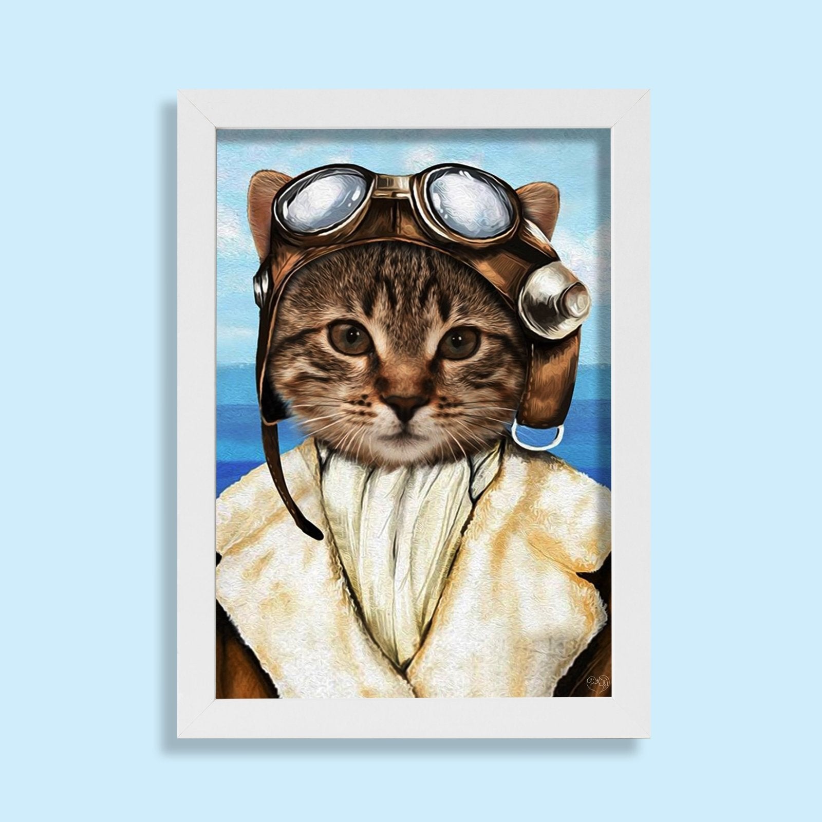 The Aviator - Custom Pet Portrait - 1 Pet - Furr and Family