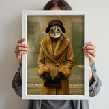 Ada Shelby Peaky Blinders Pet Portrait – Custom Pet Artwork