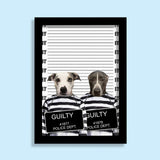 Partners in Crime Pet Portrait - 2 Pets - Furr and Family