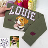 Custom Floral Pet Portrait Embroidered Sweatshirt