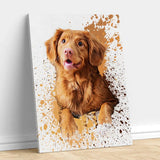 Contemporary Custom Pet Portraits - 1 Pet - Furr and Family