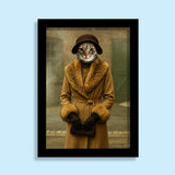 Ada Shelby Peaky Blinders Pet Portrait – Custom Pet Artwork